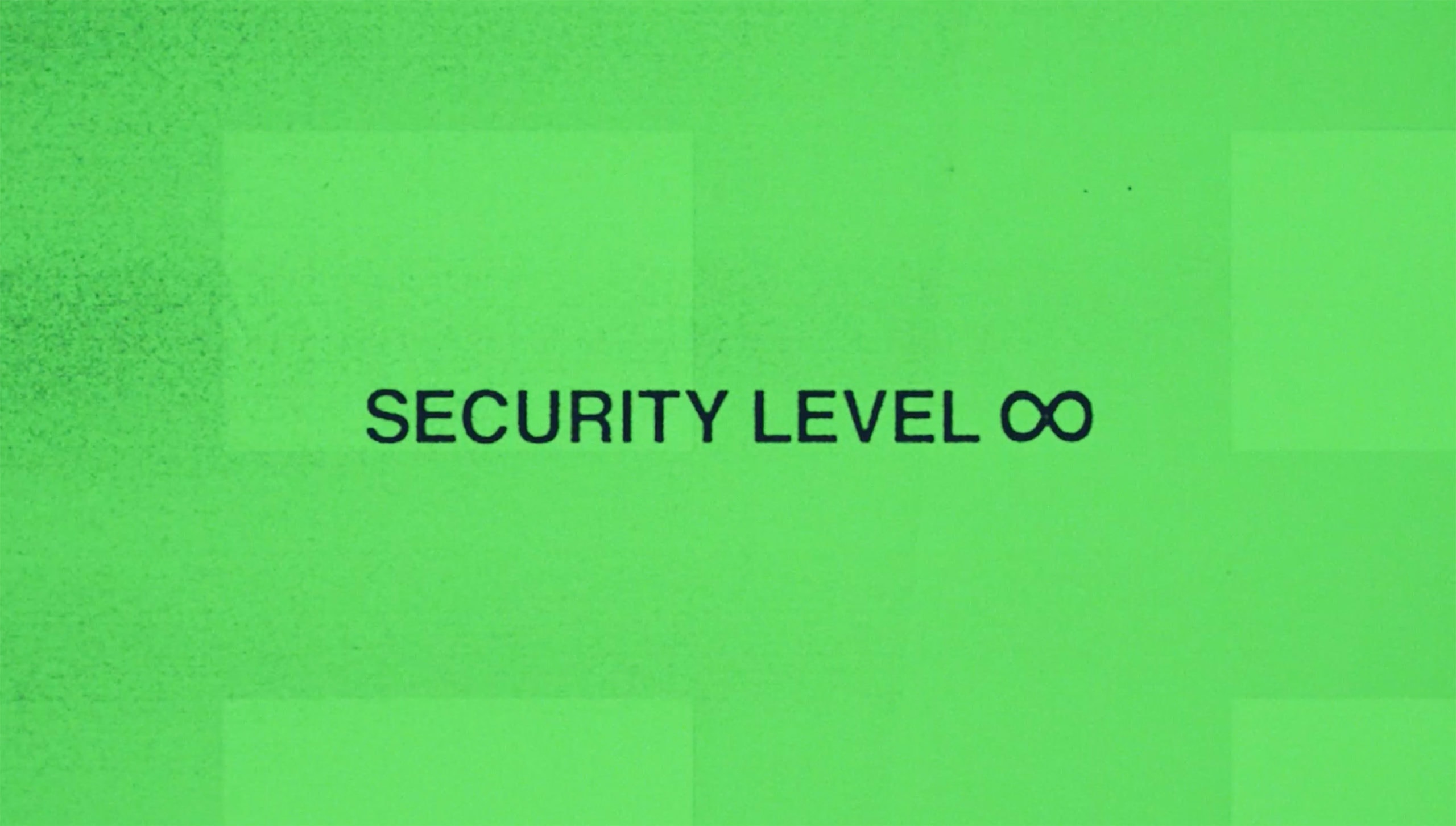 TIGHTBOOTH PRODUCTION presents “SECURITY LEVEL∞”
